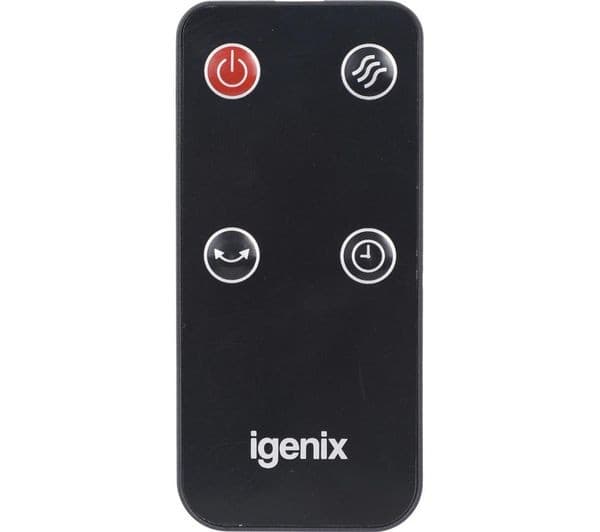 IGENIX IGHT020DB Portable Ceramic Fan Heater - Black - Image 2