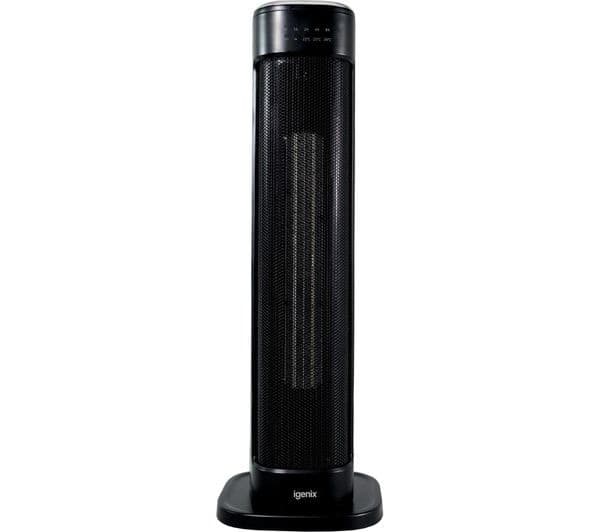 IGENIX IGHT020DB Portable Ceramic Fan Heater - Black - Image 7
