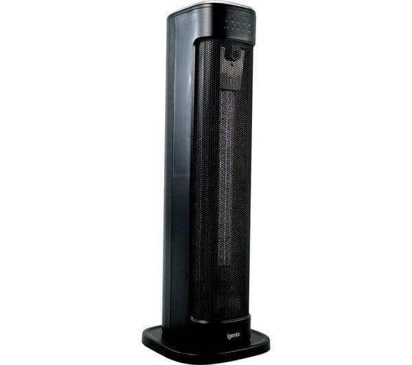 IGENIX IGHT020DB Portable Ceramic Fan Heater - Black - Image 8