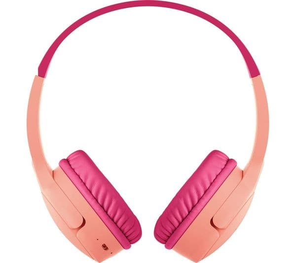 Belkin SoundForm Mini Wireless On-Ear Kids Headphones - Pink - Image 1