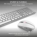 CHERRY DW 9100 Slim Wireless Desktop Set - QWERTY UK Layout - Silver/White thumbnail 7