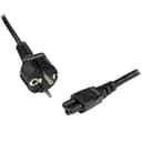 StarTech.com 1m (3ft) Laptop Power Cord, EU Schuko to C5, 2.5A 250V, 18AWG, Notebook / Laptop Replacement AC Cord, Power Brick Cord, Laptop Charger Cable, Clover Leaf/Mickey Mouse Power Cord thumbnail 1