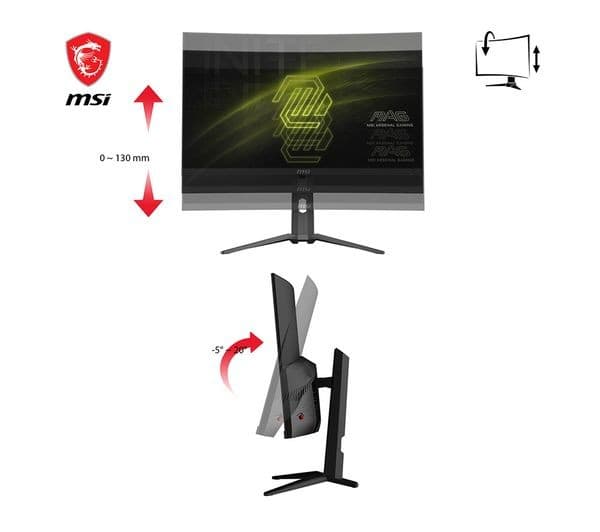 MSI MAG 321CUP 4K Ultra HD 32" Curved VA Gaming Monitor - Black - Image 9