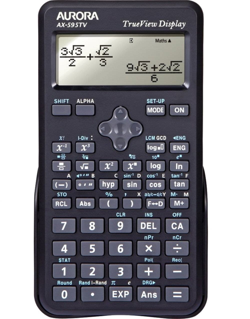 Aurora AX-595TV Scientific Calculator Black - Image 1