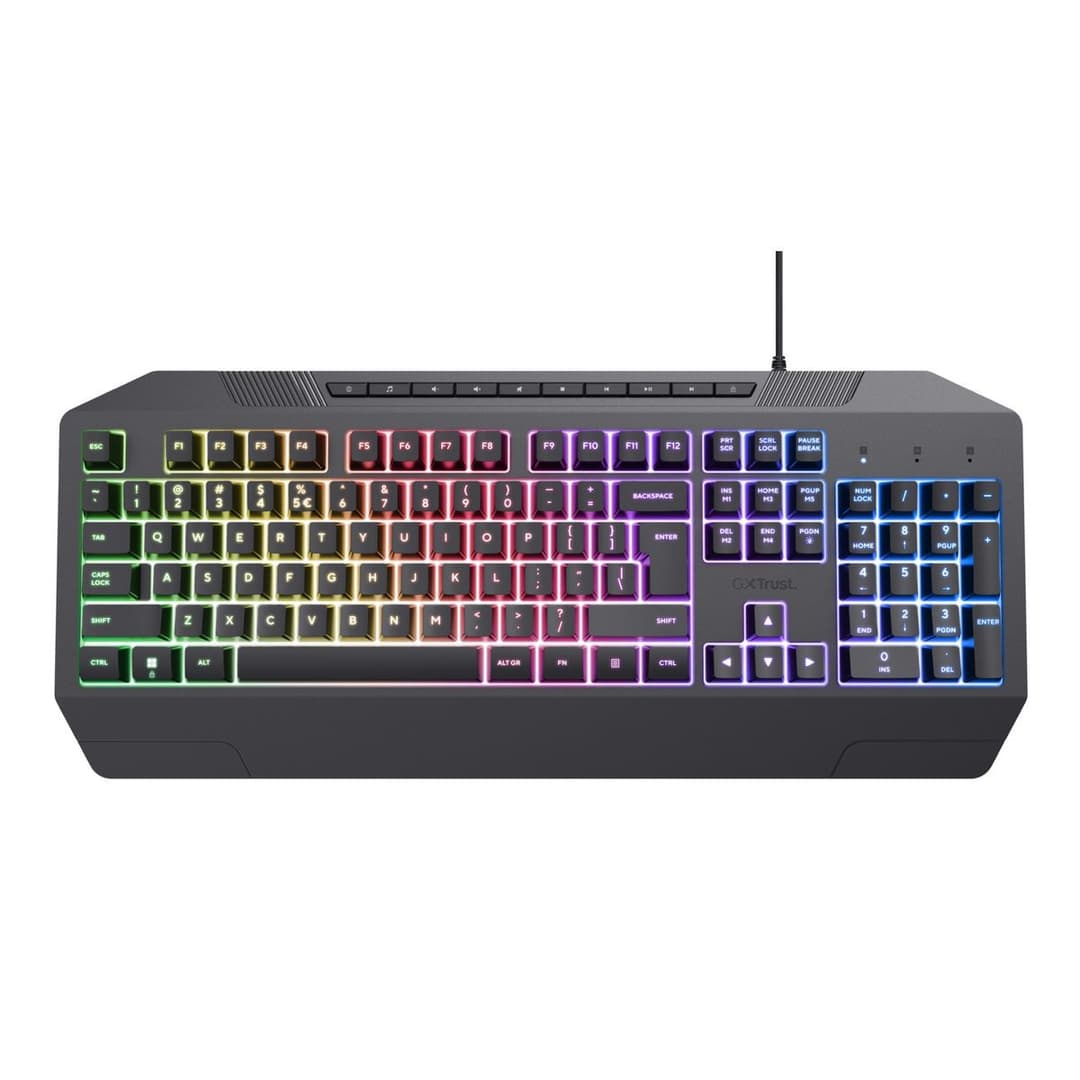 GXTrust GXT836 Evocx Gaming Keyboard - Black - Image 1