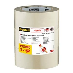 Scotch Classic Masking Tape 48mm X 50m Pack 3 - 7100333295 66653MM - Image 1