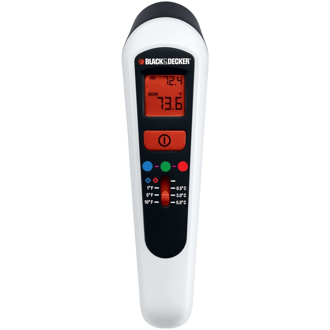 BLACK+DECKER TLD100 Digital Thermal Leak Detector - Black/Orange - Image 2