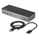 StarTech.com USB-C & USB-A Dock - Hybrid Universal Triple Monitor Laptop Docking Station DisplayPort & HDMI 4K 60Hz - 85W Power Delivery, 6x USB Hub, GbE, Audio - USB 3.1 Gen 2 10Gbps - TAA thumbnail 1