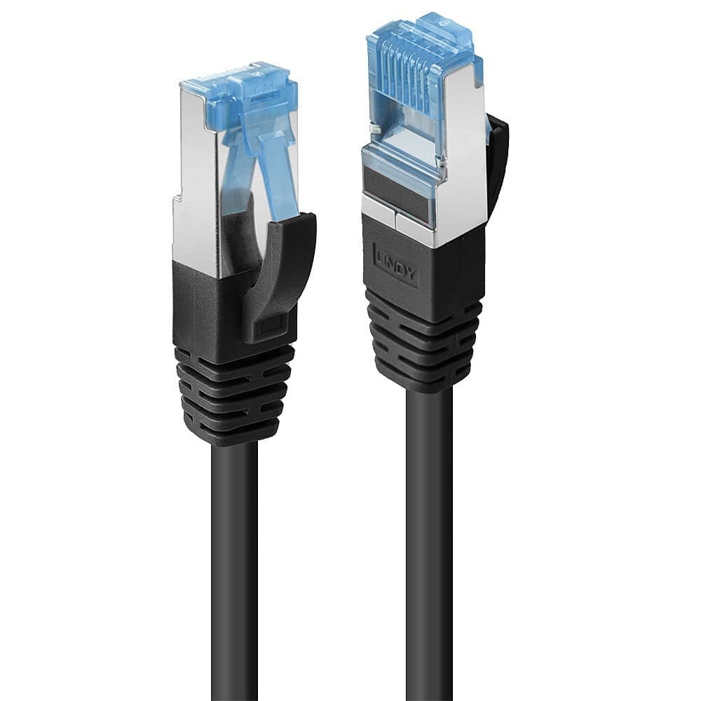 Lindy 47177 networking cable Black 1 m Cat6a S/FTP (S-STP) - Image 1
