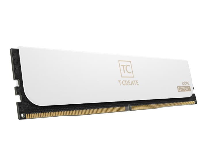 Team Group T-CREATE EXPERT 32GB (2 x 16GB) DDR5 6000MHz CL30 Desktop Memory Kit - White (CTCWD532G6000HC30DC01) - Image 3