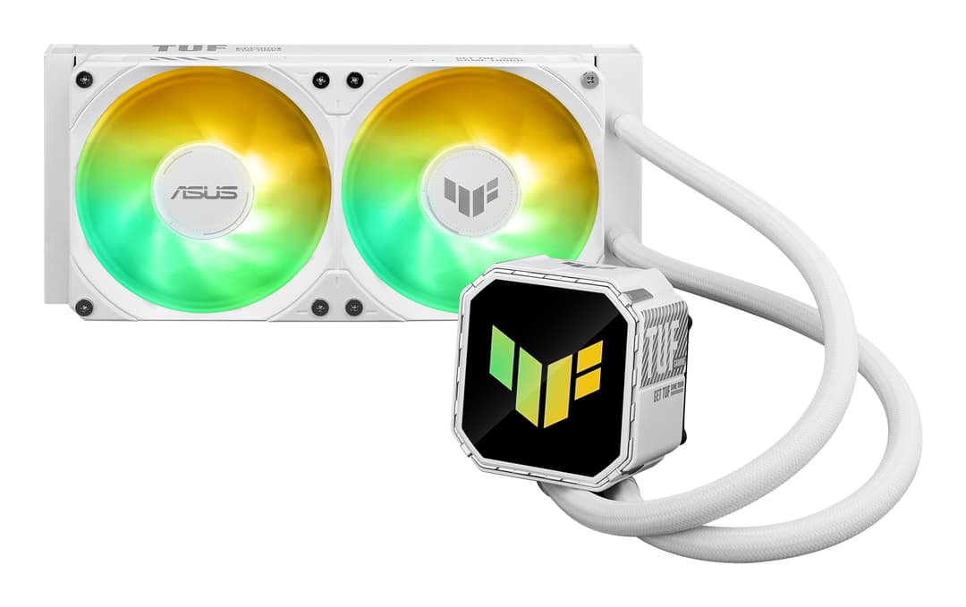 ASUS TUF Gaming LC III 240 ARGB Intel/AMD AIO Liquid CPU Cooler - White - Image 2