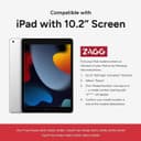 ZAGG Gear4 Crystal Palace Folio for iPad 10.2" 7/8/9 Gen – Clear thumbnail 2