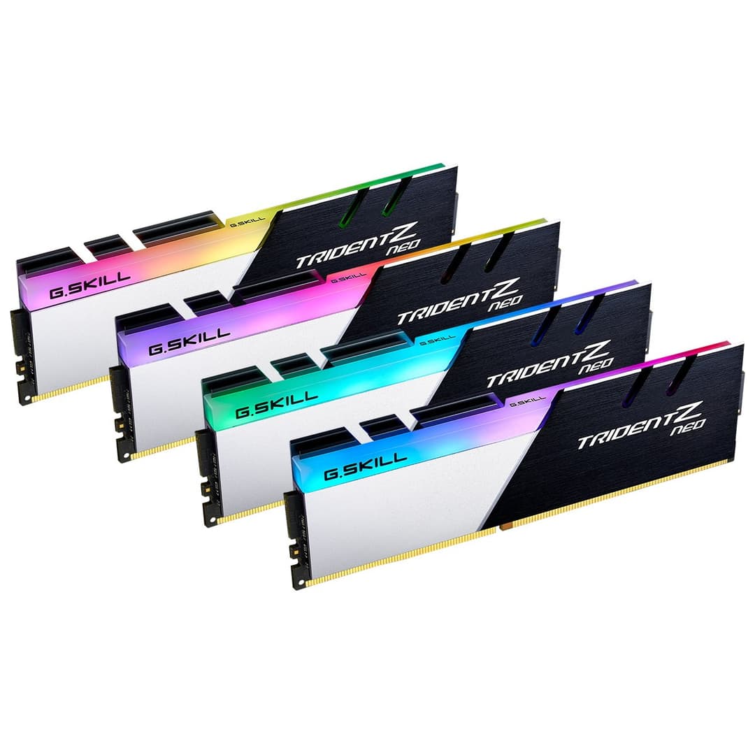 64GB G.Skill Trident Z Neo DDR4 3200MHz PC4-25600 CL16 RGB Quad Channel Kit (4x 16GB) - Image 1