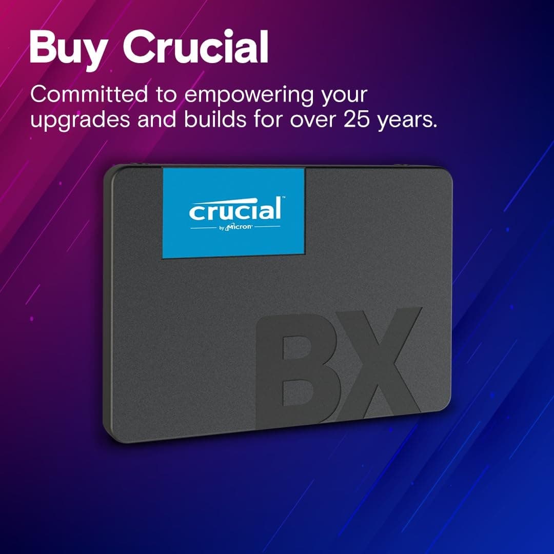 Crucial BX500 SATA SSD 480GB Internal Solid State Drive - Image 6