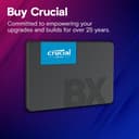 Crucial BX500 SATA SSD 480GB Internal Solid State Drive thumbnail 6