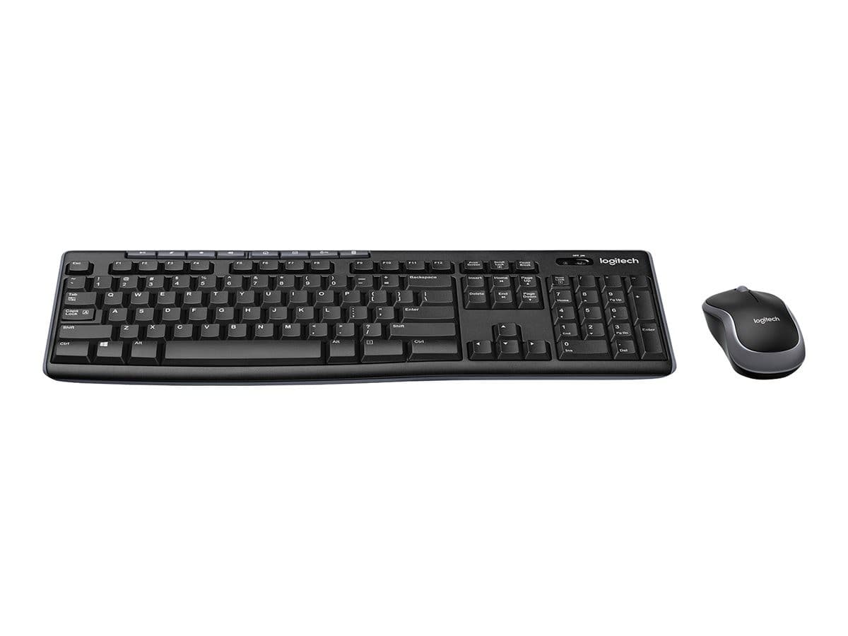 Logitech MK270 Wireless Keyboard and Mouse Combo, Black - French AZERTY