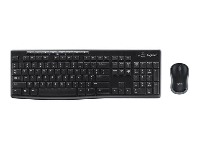 Logitech MK270 Wireless Keyboard and Mouse Combo - French Layout, Black - Image 2