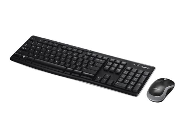 Logitech MK270 Wireless Keyboard and Mouse Combo - French Layout, Black - Image 3