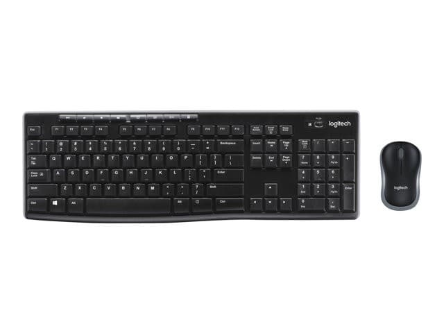 Logitech MK270 Wireless Keyboard and Mouse Combo - French Layout, Black - Image 7