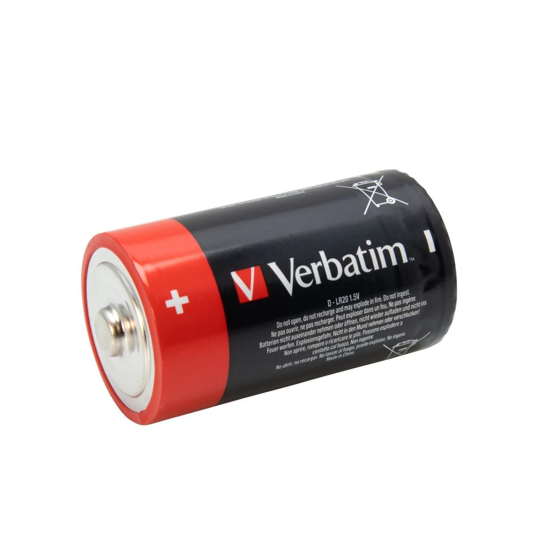 ALKALINE BATTERY D 2 PACK - Image 1