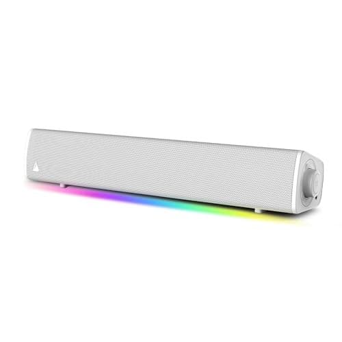 CREATIVE Sound Blaster GS3 (White) Compact RGB Gaming Soundbar with SuperWide technology, Powered via USB, Bluetooth 5.4, Headphone-out port, For PC and Mac - Image 2