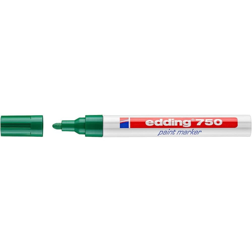 edding 750 Paint marker Green Box of 10 - Image 1