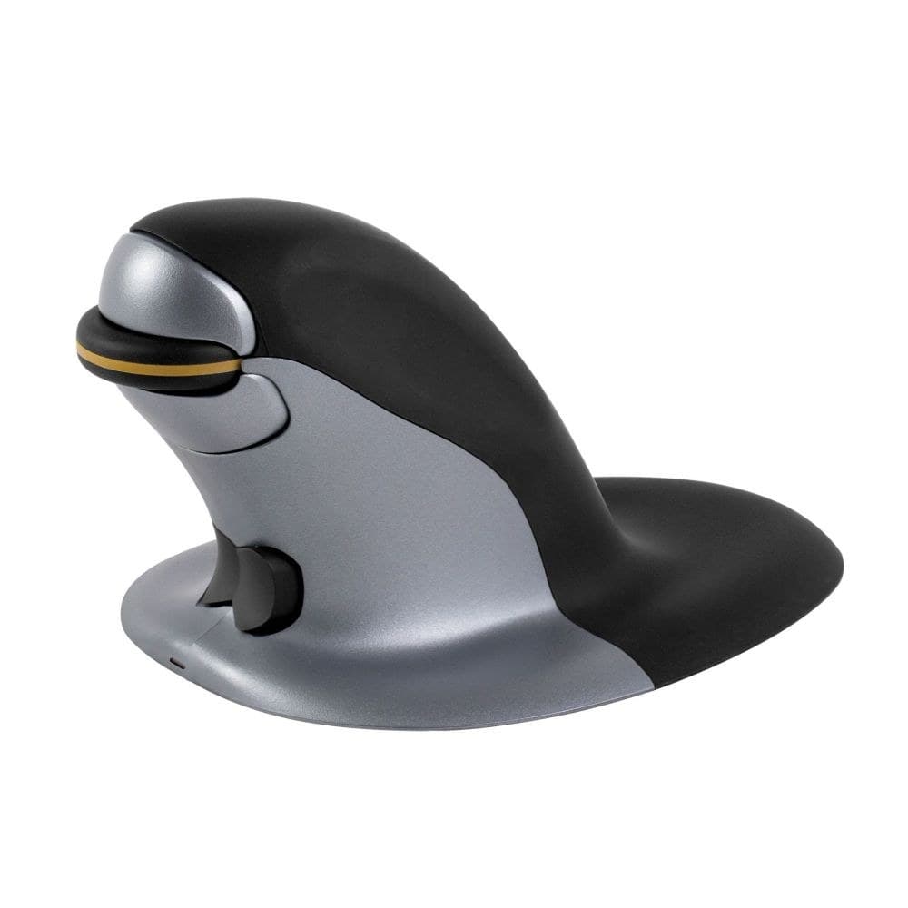 Fellowes 9894701 Medium Penguin Ambidextrous Vertical Mouse - Wireless - Image 1