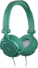KitSound iD Audio Over-Ear Headphones with Mic, Multifunction Button, Compatible with iPhone, Android, Tablets and MP3 Devices, Green thumbnail 1