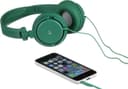 KitSound iD Audio Over-Ear Headphones with Mic, Multifunction Button, Compatible with iPhone, Android, Tablets and MP3 Devices, Green thumbnail 2