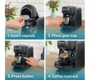 TASSIMO by Bosch Finesse TAS162EGB Coffee Machine - Black thumbnail 7