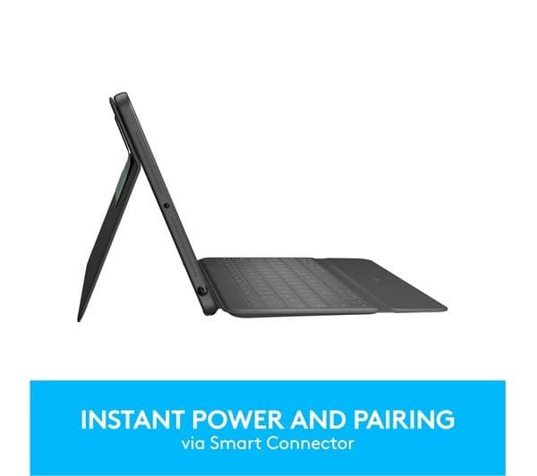LOGITECH Rugged 10.2” iPad Keyboard Folio - Black - Image 8