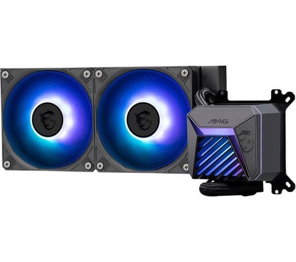 MSI MAG CORELIQUID A15 Liquid CPU Cooler, ARGB, Black - 240mm