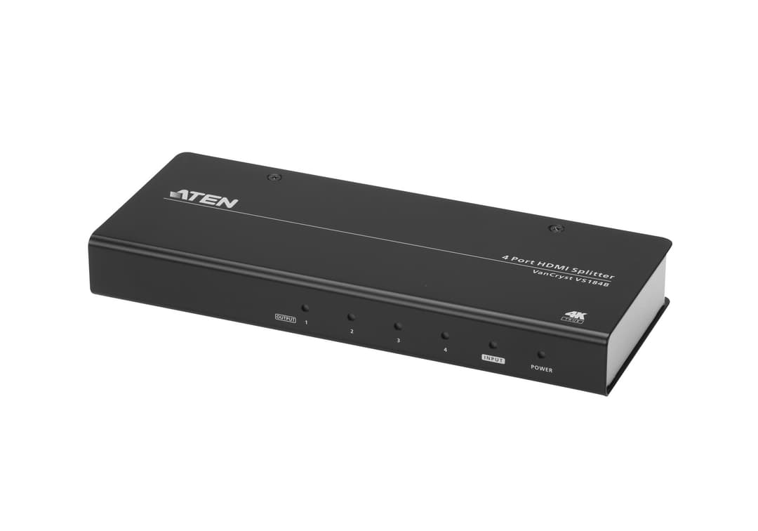 ATEN 4-Port True 4K at 60Hz (4:4:4), HDMI Splitter - Image 1