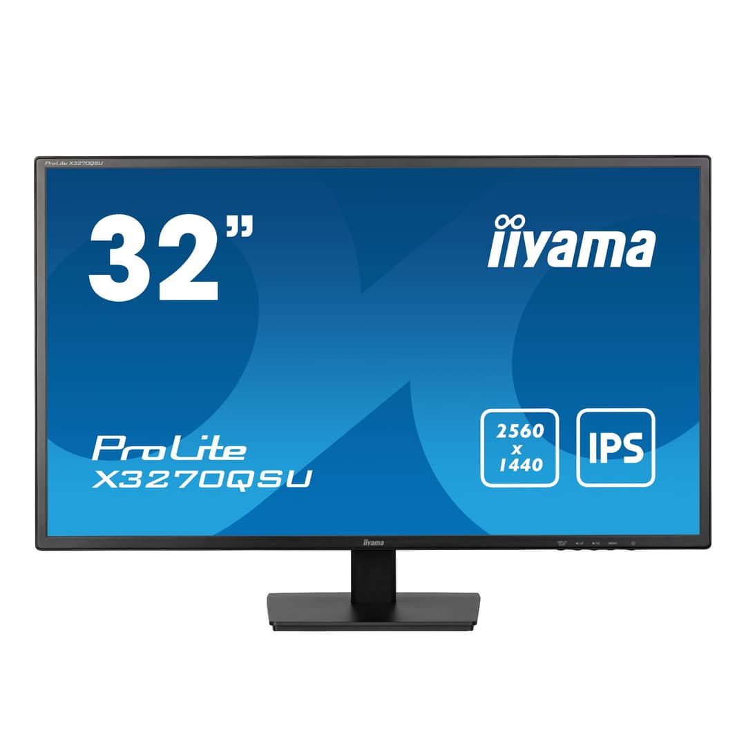 iiyama ProLite X3270QSU 32" IPS Quad HD 100Hz Monitor with Speakers - Image 1