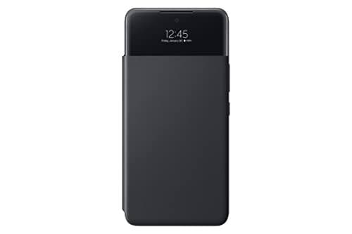 Samsung Galaxy A53 5G Official Smart Clear View Cover Case EF-EA536PBEGEW - Black - Image 1