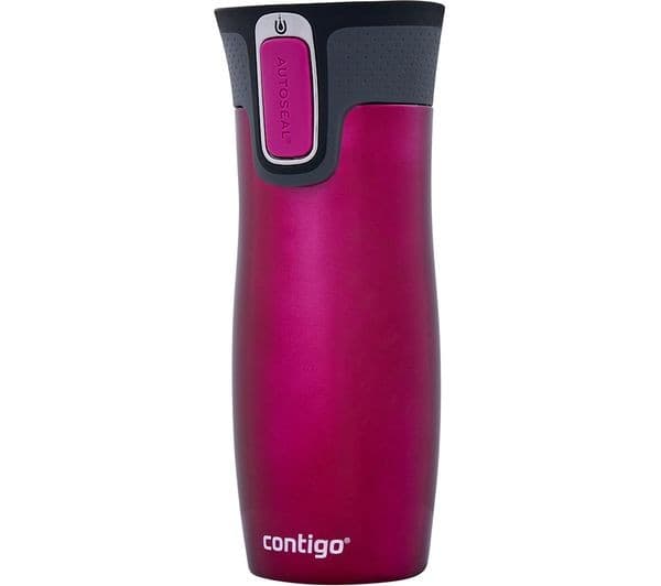 Contigo West Loop Autoseal Travel Mug 470ml - Raspberry - Image 1