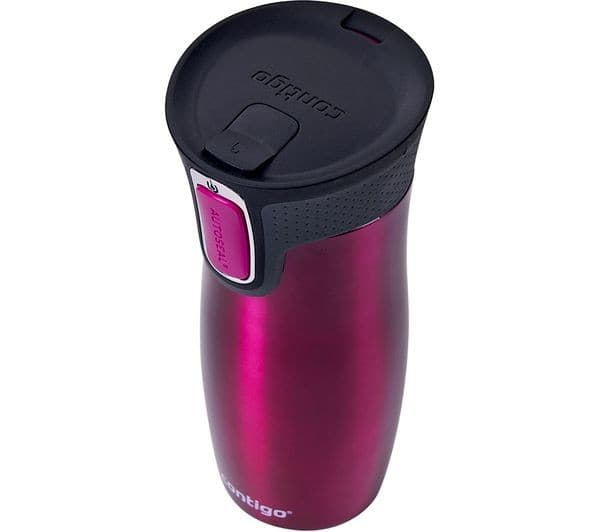 Contigo West Loop Autoseal Travel Mug 470ml - Raspberry - Image 2