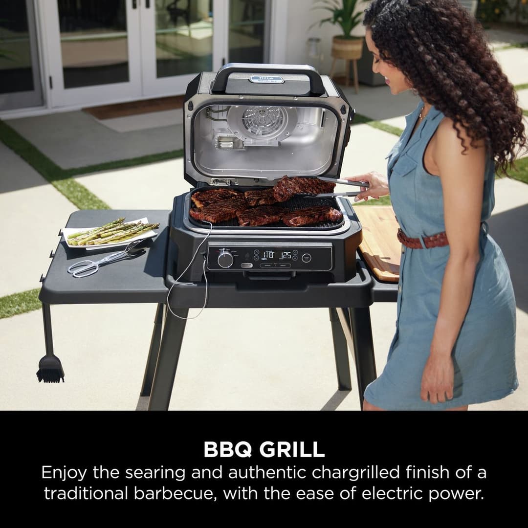 Ninja OG850UK Woodfire Pro XL Electric BBQ Grill & Smoker - Image 2