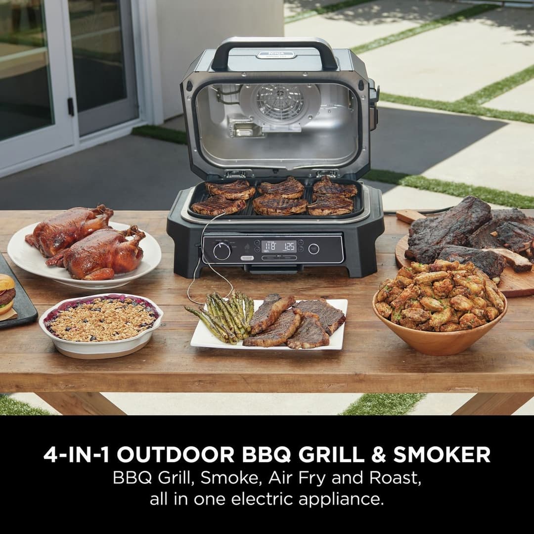 Ninja OG850UK Woodfire Pro XL Electric BBQ Grill & Smoker - Image 5