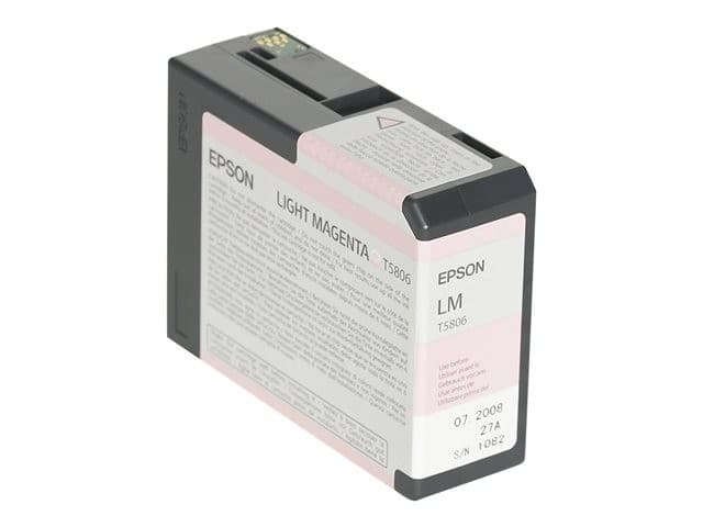 Epson T5806 UltraChrome K3 80ml Ink Cartridge for Stylus Pro 3800/3880 - Light Magenta - Image 2
