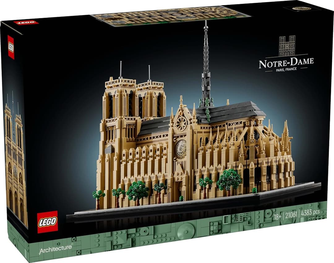 LEGO Architecture Notre-Dame de Paris 21061 4,383 Pieces Architectural Building Set - Grey - Image 3