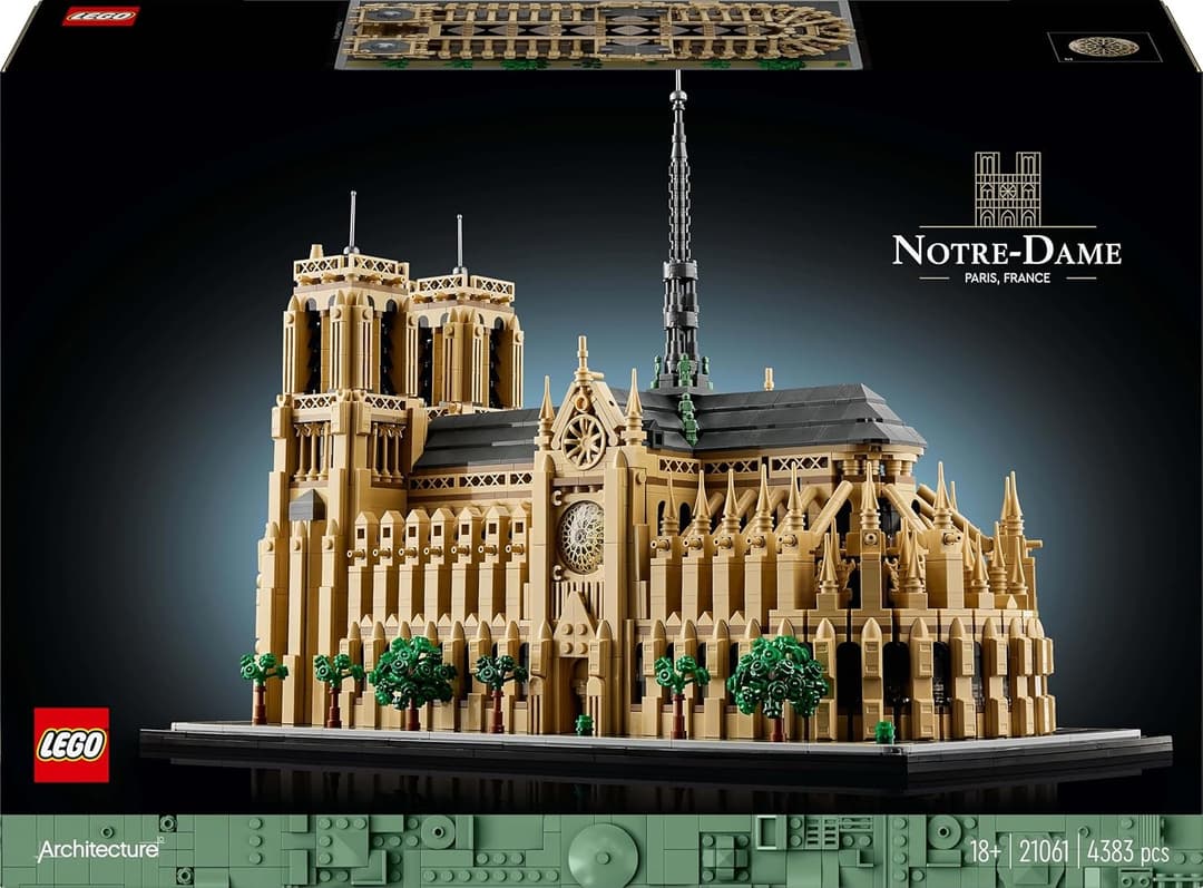 LEGO Architecture Notre-Dame de Paris 21061 4,383 Pieces Architectural Building Set - Grey - Image 4