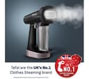 TEFAL Pure Force DT8765G0 Clothes Steamer - Cinnamon Pink Metal & Black Glamma thumbnail 2