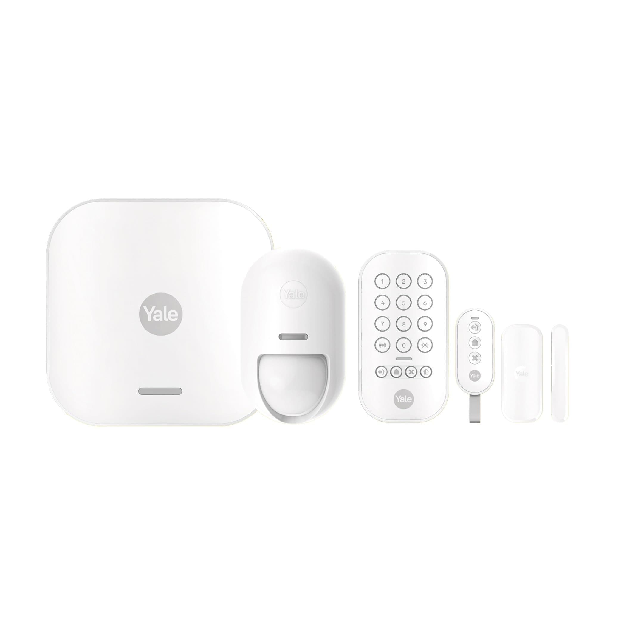 Yale Smart Alarm Starter Kit Home Security Alarm System - White