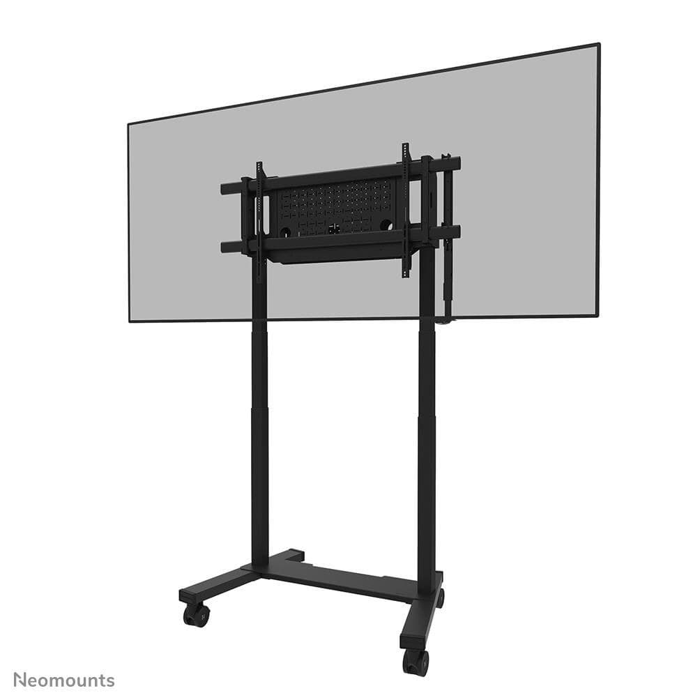 FL55-975BL1, MOVE Lift XL Mobile Motorised Floor Stand / TV Trolley, 75-115", Max.160 kg, H:119,2-184,2cm, VESA 200x200-1200x600, Lockable (excl. lock), Black - Image 1