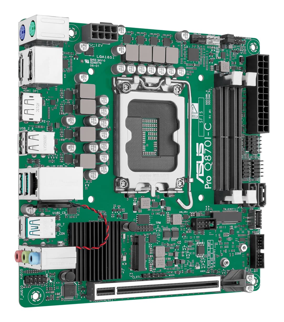 ASUS PRO Q870I-C-CSM Intel® Q870 LGA 1851 (Socket V1) mini ITX - Image 2