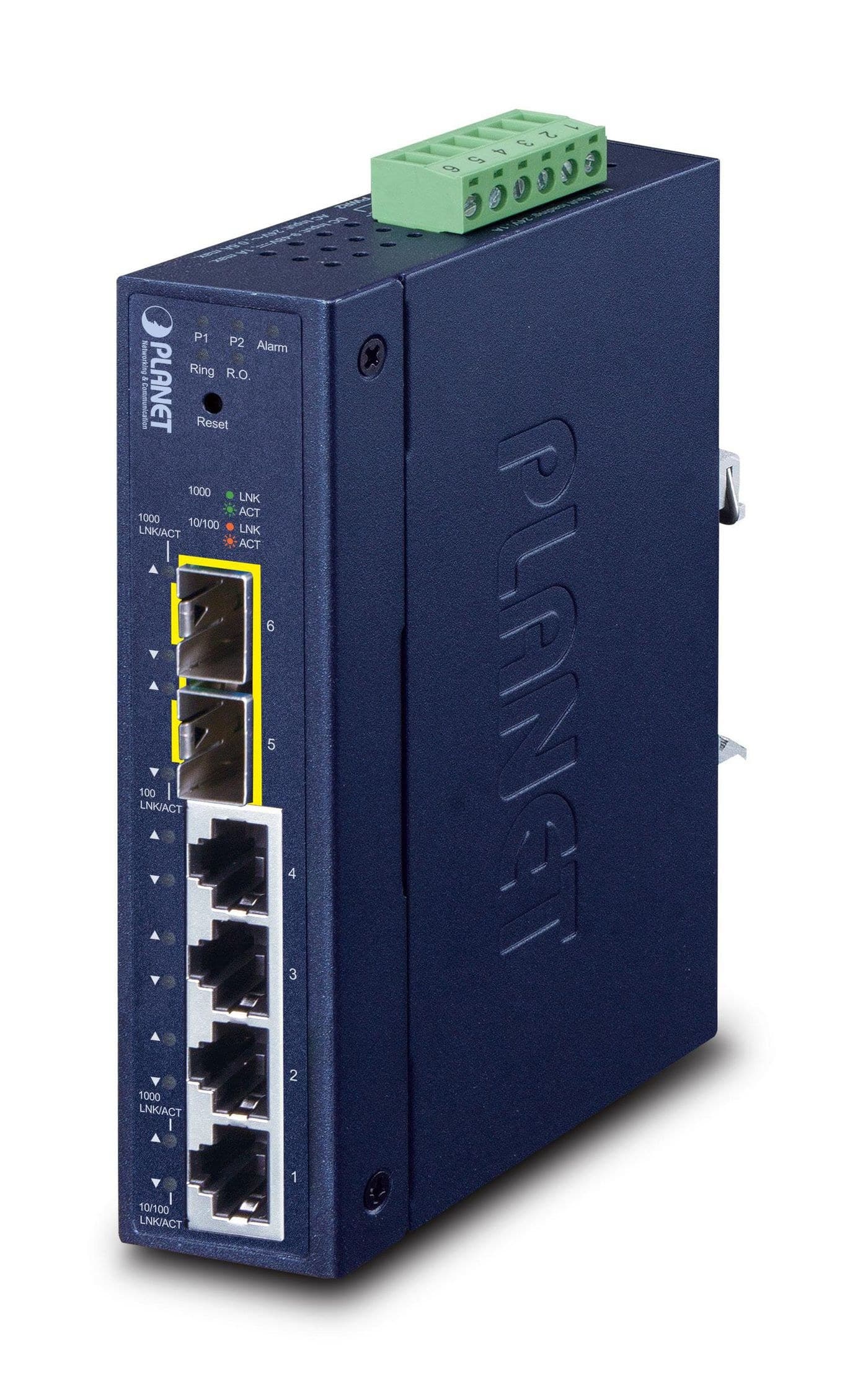 PLANET IGS-4215-4T2S Industrial L2/L4 4-Port Gigabit + 2-Port SFP Managed Switch
