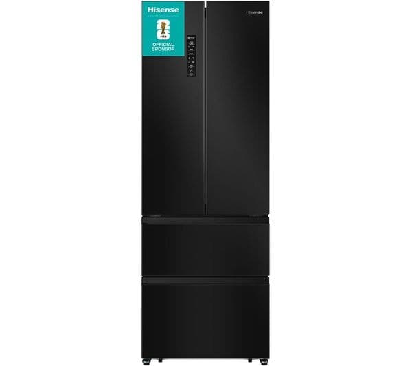 HISENSE PureFlat RF632N4AFC1 Smart Fridge Freezer - Black - Image 1