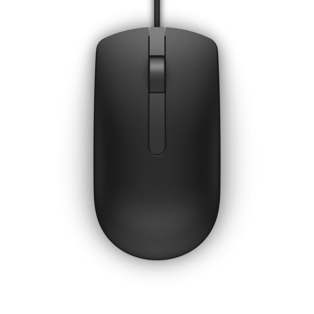 DELL Wired Mouse - MS116 - Black - Image 1
