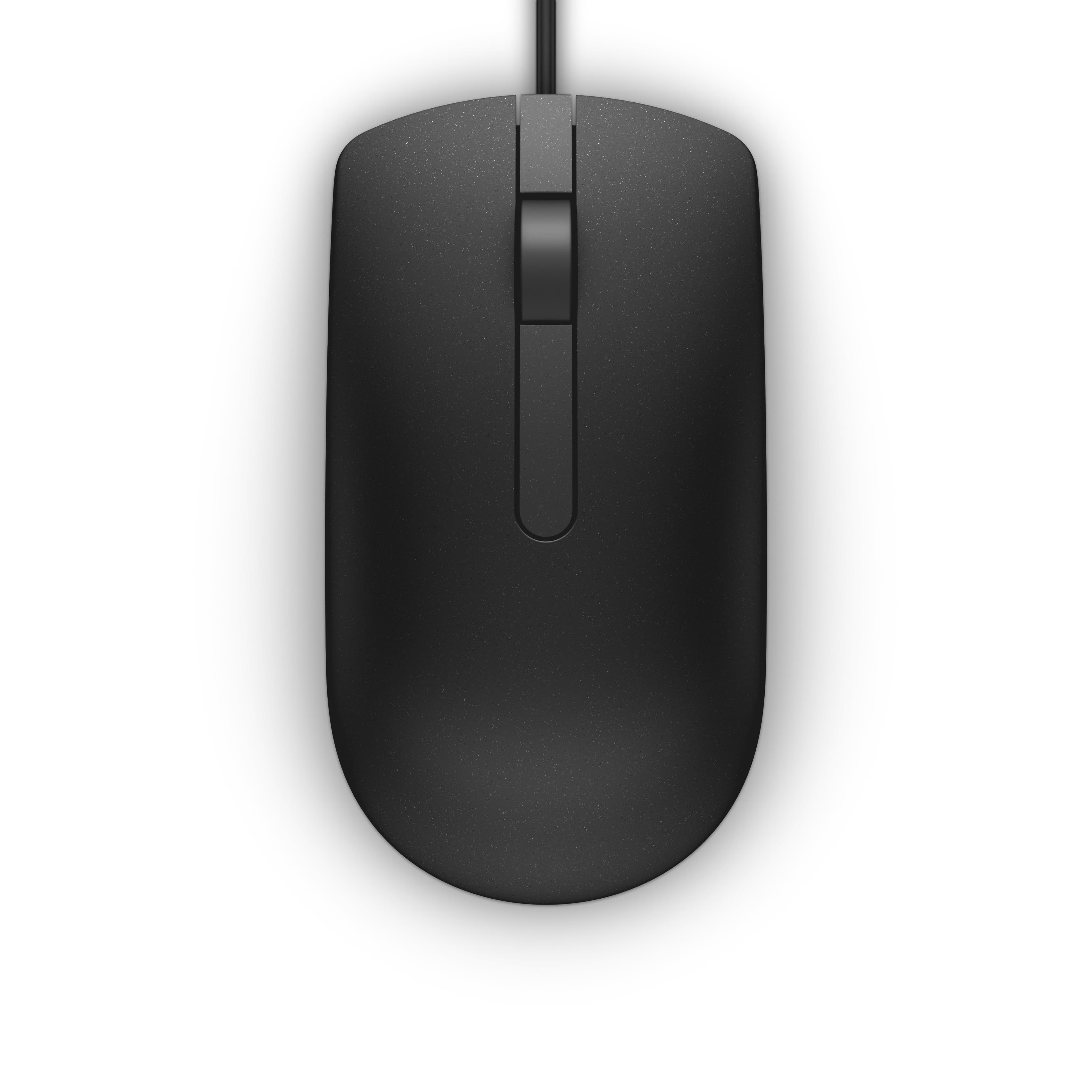 Dell MS116 Wired USB Optical Mouse, Black (570-AAIS)